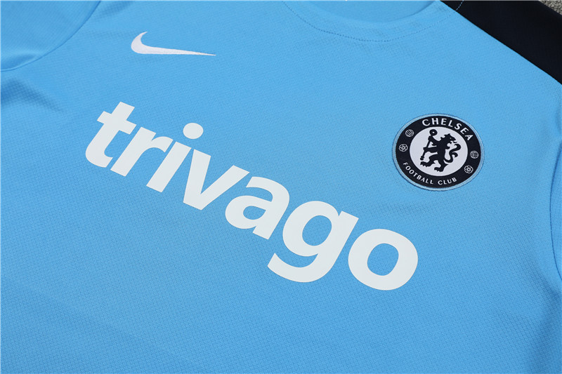 24-25 Short Sleeve Training Jersey Chelsea Light Blue