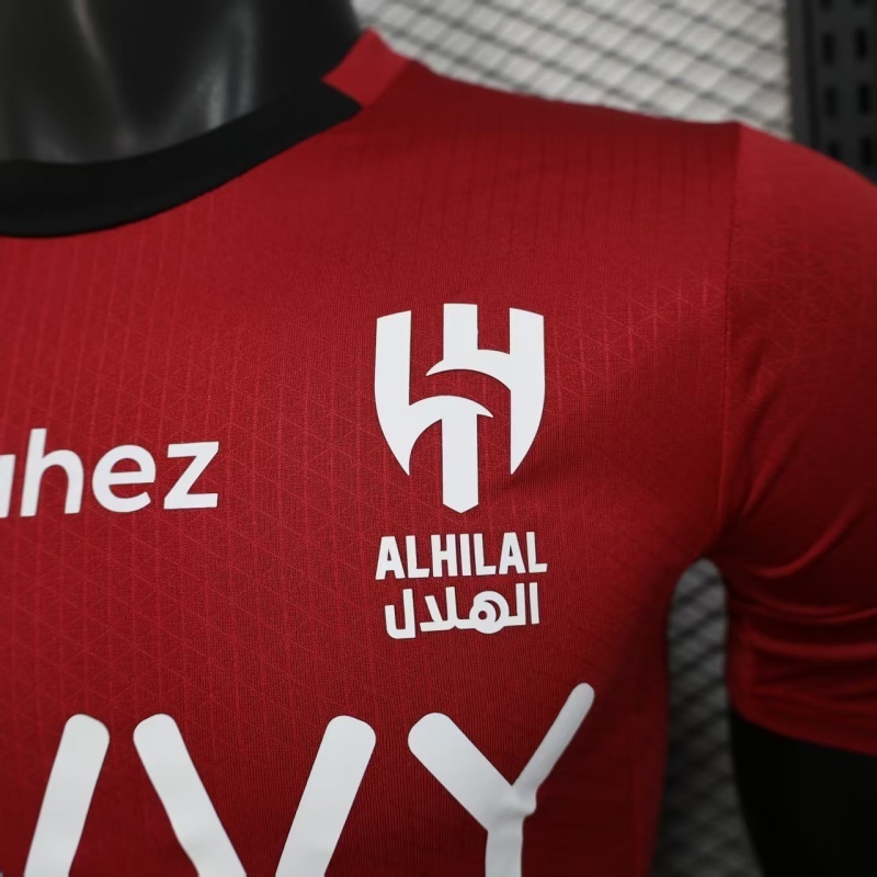 Player 2025-26 Al Hilal Red Football jersey
