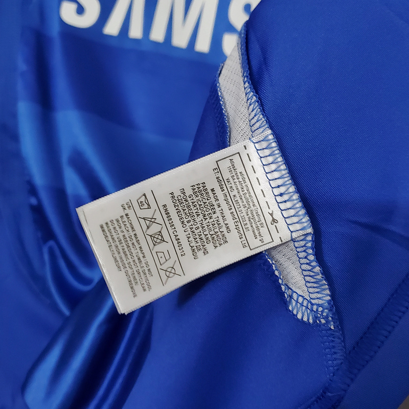 Retro 2012 UCL Chelsea Champions League version home  Football jersey retro
