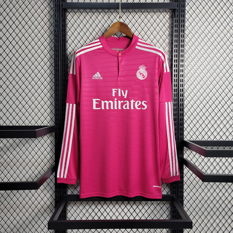 Retro 2014-15 Long Sleeve Real Madrid away RONALDO Benzema Bale Sergio Ramos Alonso Di Maria Modric Football jersey retro