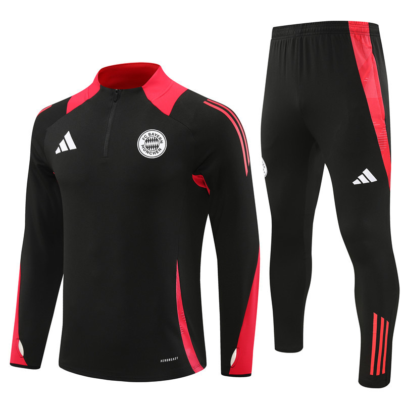 2024-25 Bayern Munich Kids half pull training suit jersey set