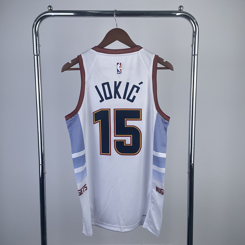 2023 NBA Denver Nuggets 15 JOKIC Basketball Jersey