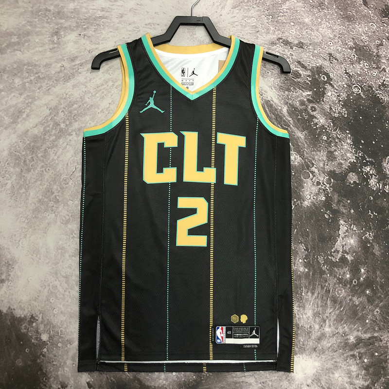 2023 NBA Charlotte Hornets (2 BALL) Basketball Jersey