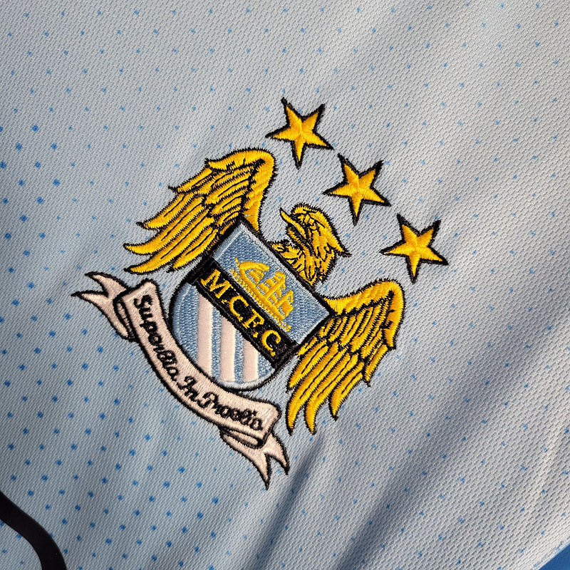 Retro version 11-12 Manchester City home   Football jersey retro