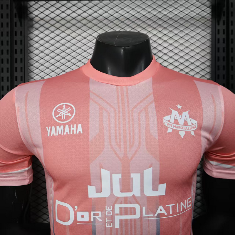 Player 2025-26 Marseille OM Pink Special EditioFootball jersey