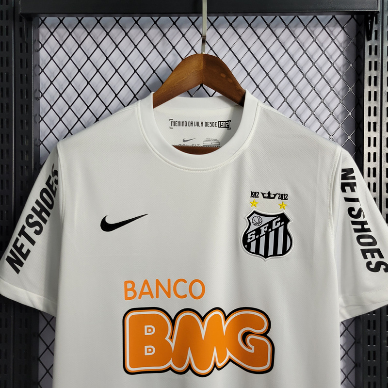 Retro 11-12 Santos home   Football jersey retro