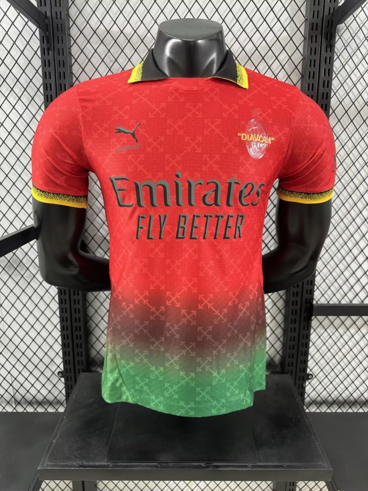 2025-26 AC Milan Pre-match Player Edition Football jersey