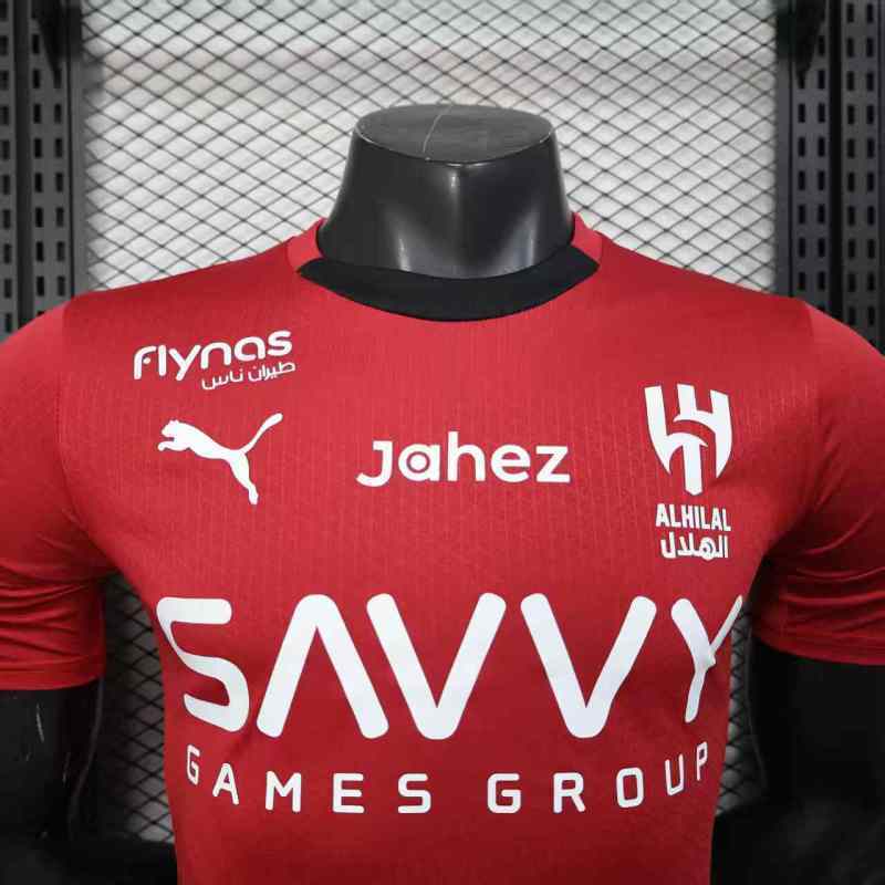 Player 2025-26 Al Hilal Red Football jersey