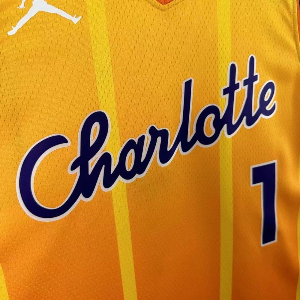 2026 NBA Charlotte Hornets 1 BALL Basketball Jersey