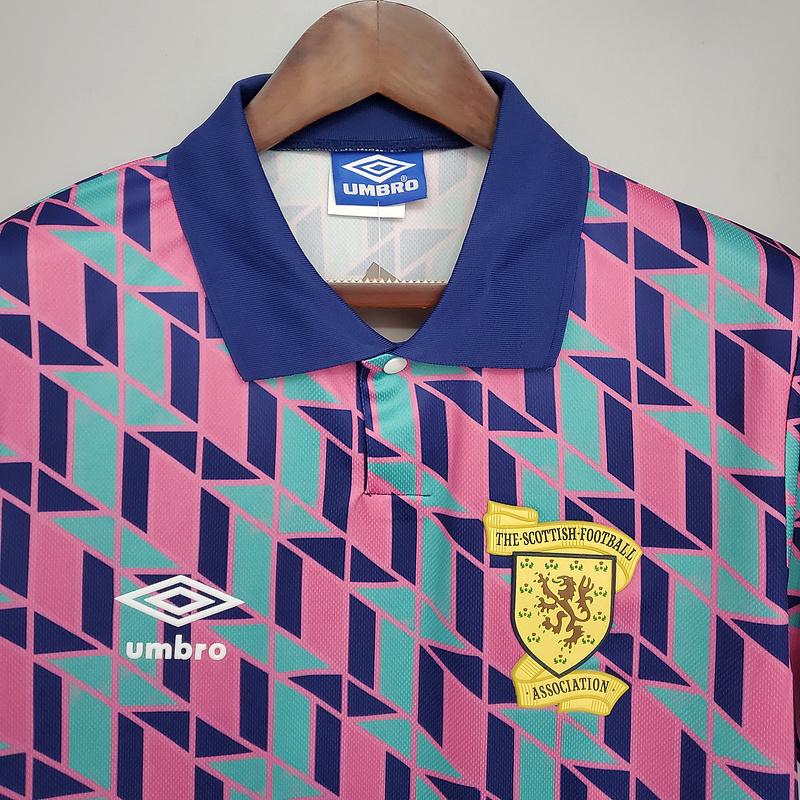 Retro Scotland 1988-89 away   Football jersey retro