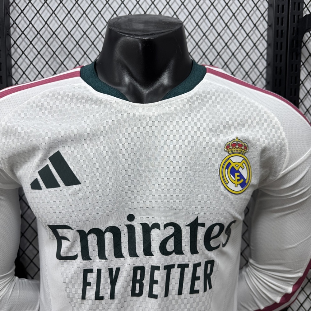 player 2026-27 Real Madrid Home Long sleeve football jersey
