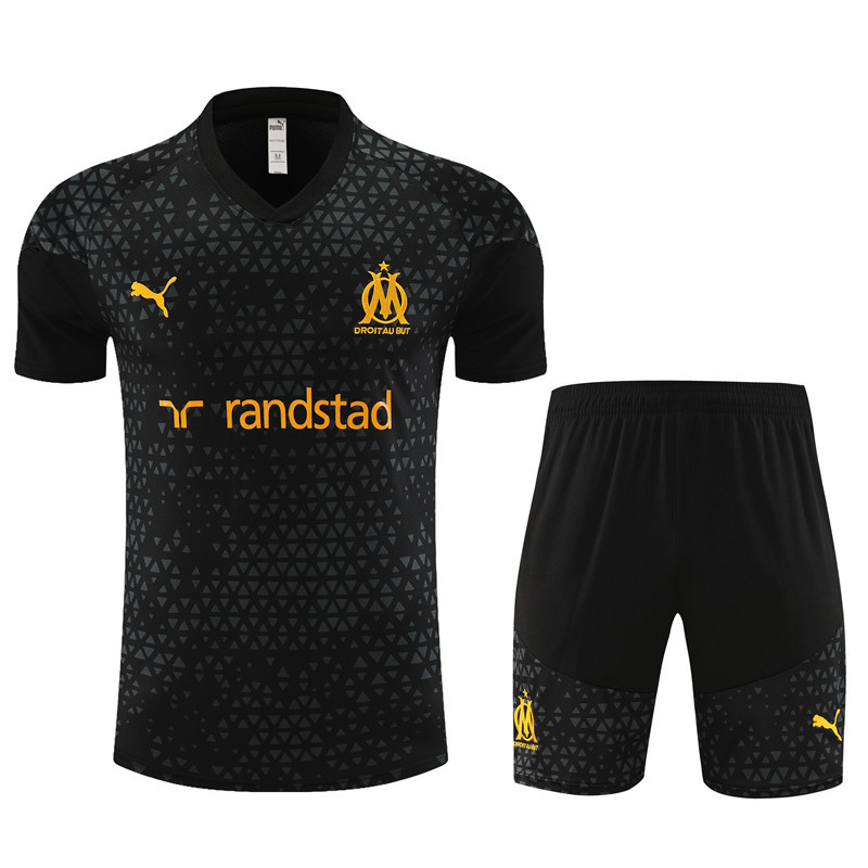 23-24-Short-sleeved training suit Marseille black