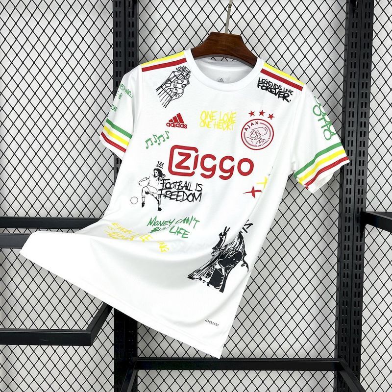 2025-26 Ajax Amsterdam Bob Marley 40th Football jersey