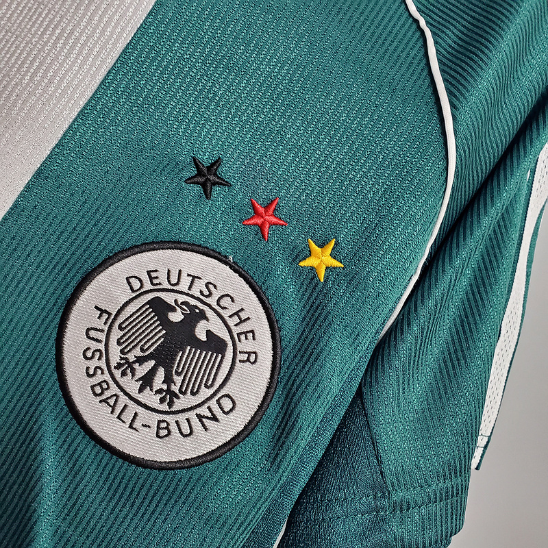 Retro 1998 Germany away MOLLER #7 Klinsmann #18 MATTHAUS #8 Football jersey retro