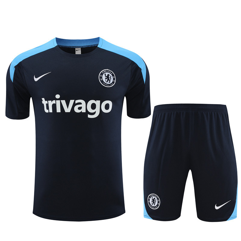 24-25 Short Sleeve Training Jersey Chelsea Royal Blue