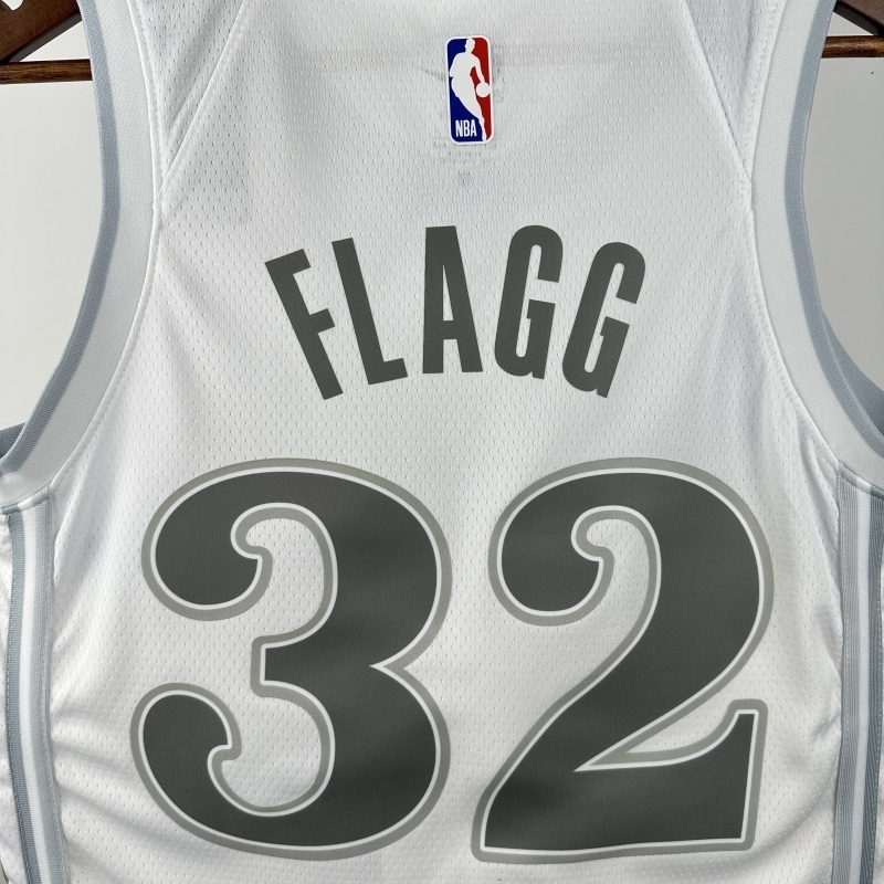 2025 NBA Dallas Mavericks 32 FLAGG Basketball Jersey