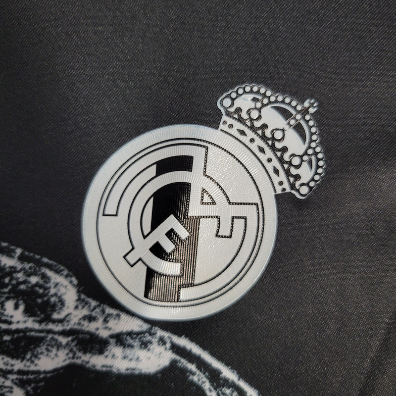 Retro 2014-15 season Real Madrid second guest  RONALDO Benzema Bale Sergio Ramos Alonso Di Maria Modric Football jersey retro