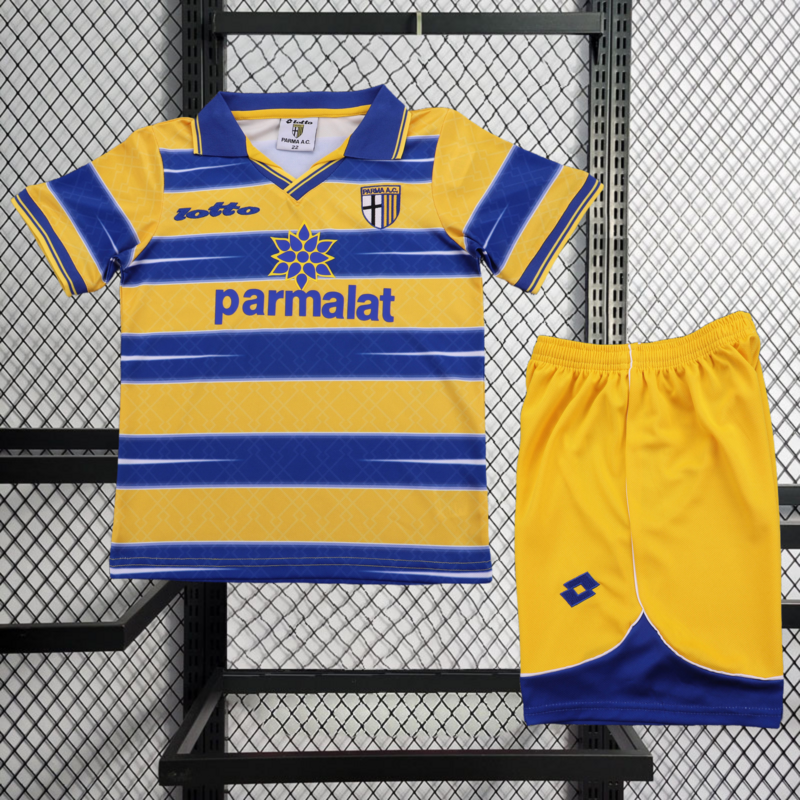 retro 1998-99 Parma Home retro Kids football jersey