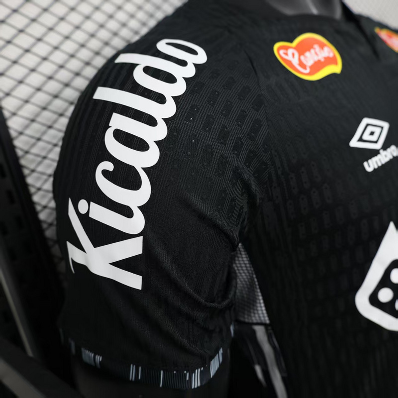 Player 2025-26 Santos Season Black Special Edition Football jersey