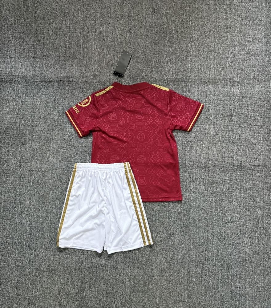 2025-26 Bayern Munich 125th Anniversary Kids Football Jersey Set