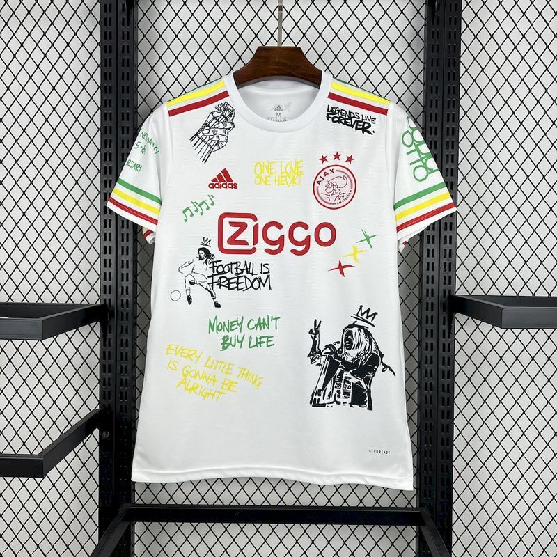 2025-26 Ajax Amsterdam Bob Marley 40th Football jersey