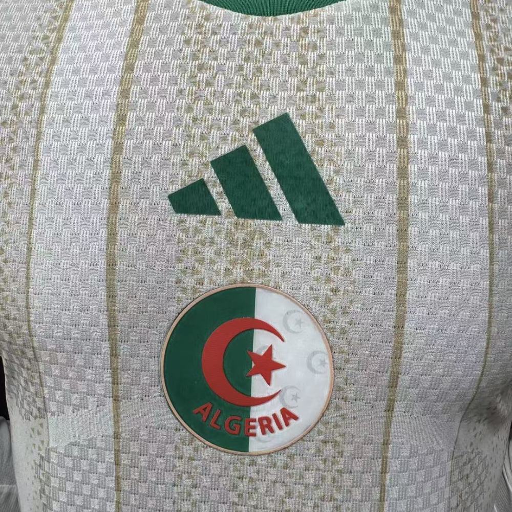 Player 2026 Algeria Home Long sleeves Football jersey