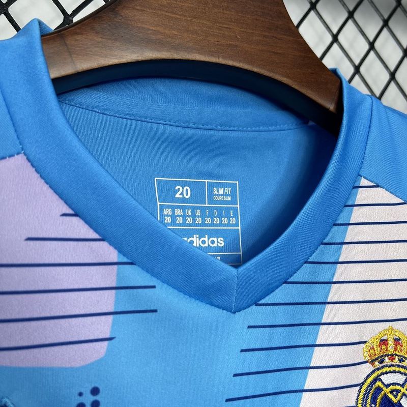 2024-25 Real Madrid Away Kids Soccer Jersey