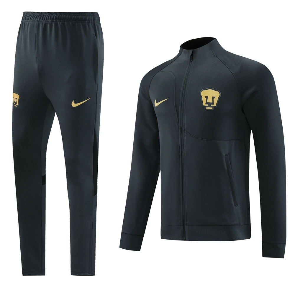 23-24 pumas unam 01 dark gray jacket suit