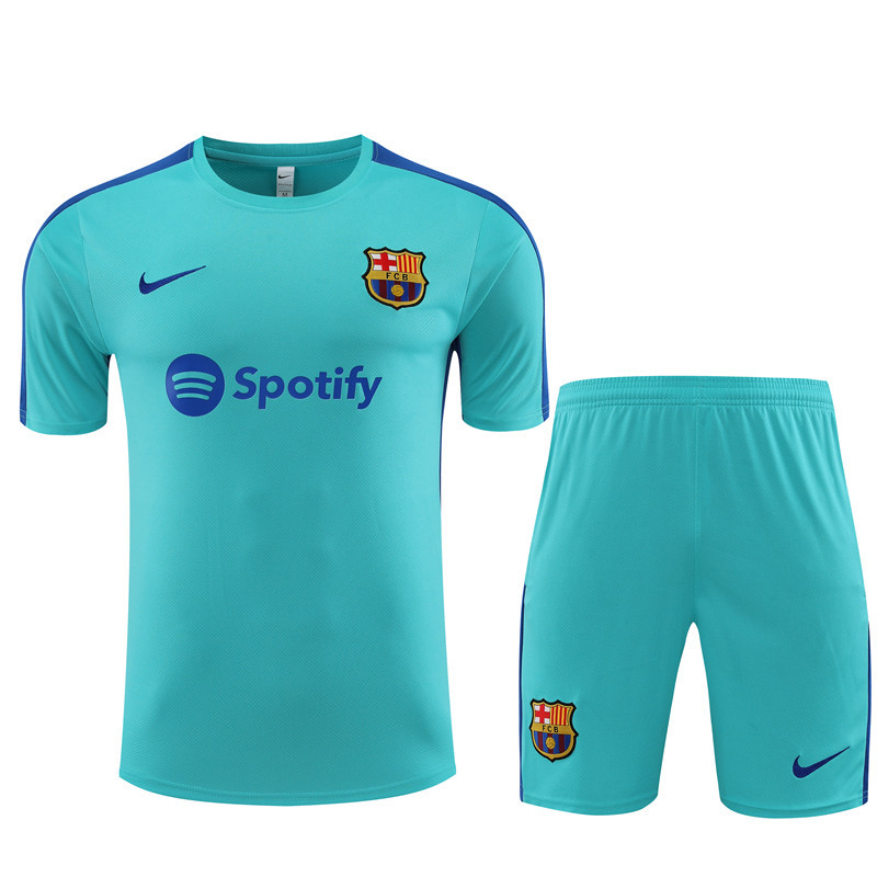 23-24 Barcelona short-sleeved training clothes