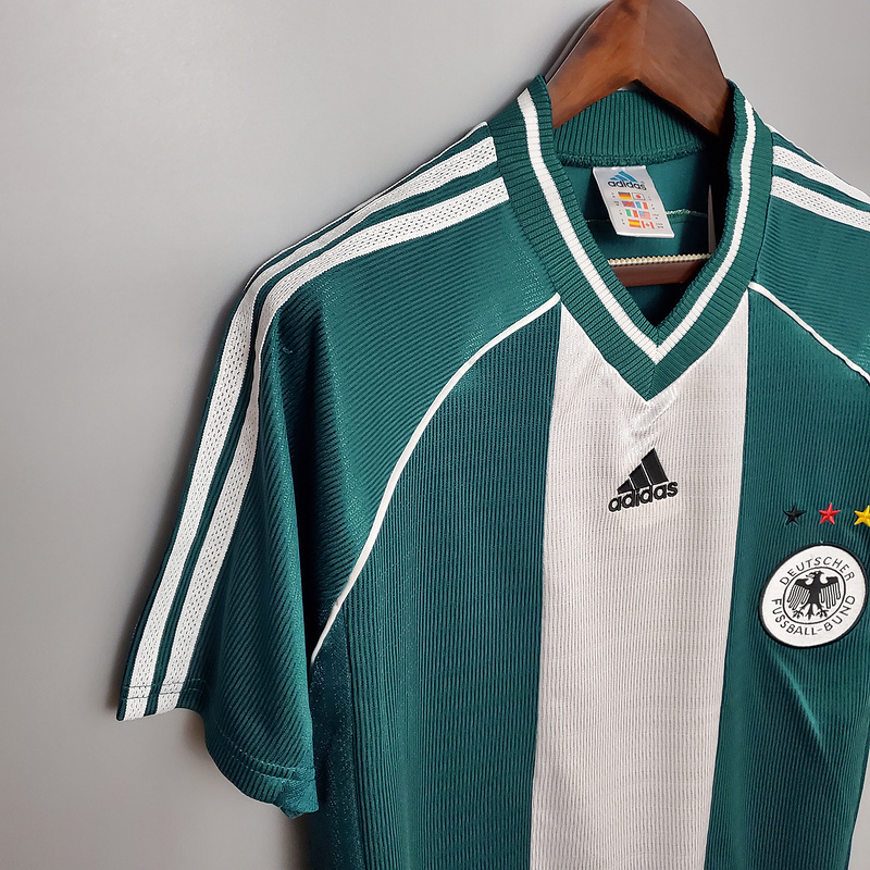Retro 1998 Germany away MOLLER #7 Klinsmann #18 MATTHAUS #8 Football jersey retro