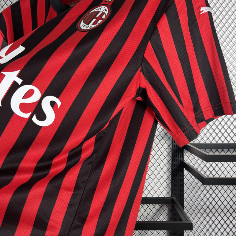 Retro 2019-20 AC Milan Home football jersey Retro