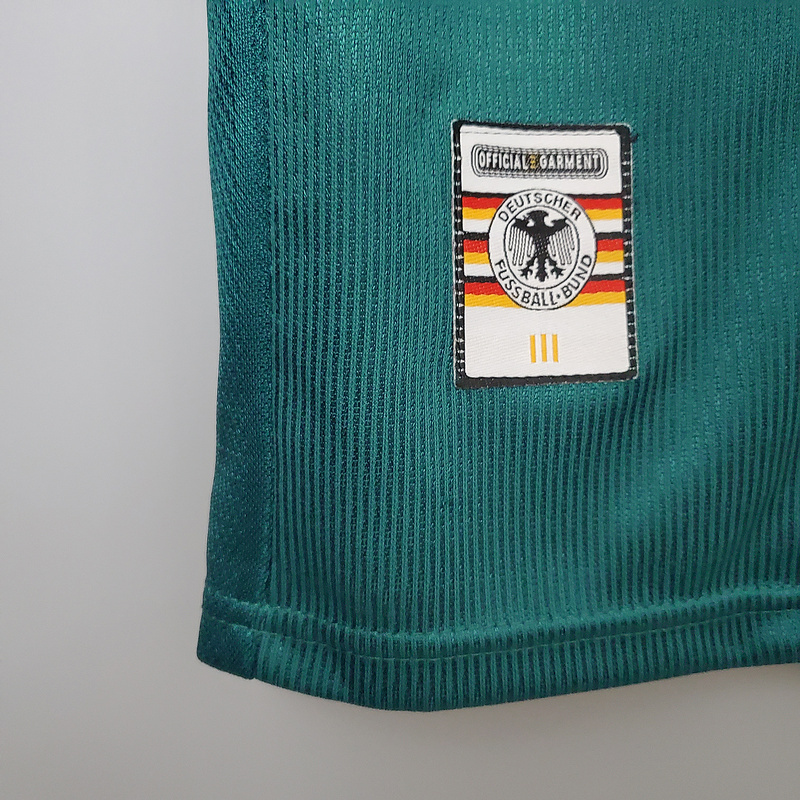 Retro 1998 Germany away MOLLER #7 Klinsmann #18 MATTHAUS #8 Football jersey retro