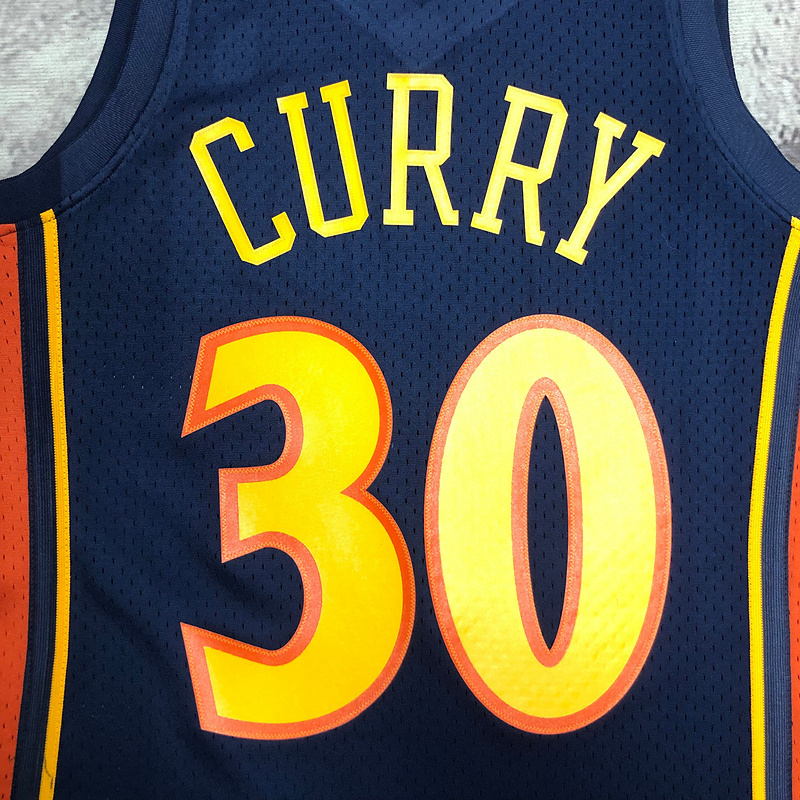 2009-10 NBA Golden State Warriors 30 CURRY  Basketball jersey