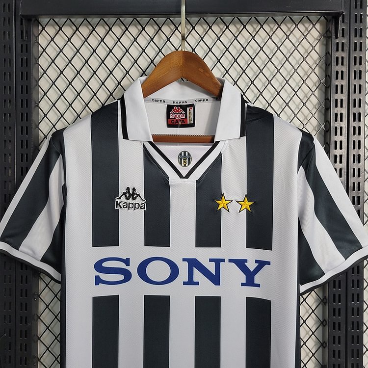 Retro 1995-97 Juventus Home Del Piero Lombardo Vialli Conte Di Livio ZIDANE Football jersey retro