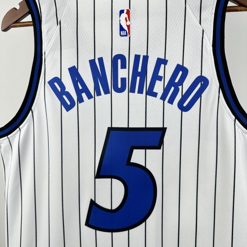 2025 NBA Orlando Magic 5 BANCHERO Basketball Jersey