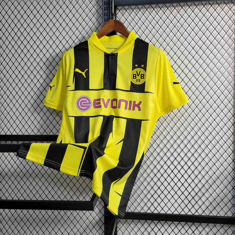 Retro 12-13 Dortmund Home   Football jersey retro