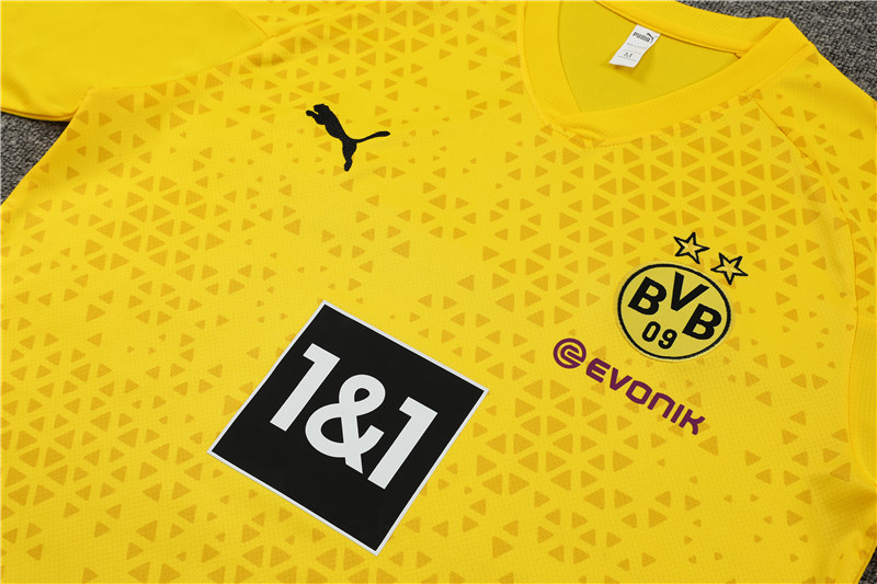 23-24 Short Sleeve Training Wear Multi-Yellow
