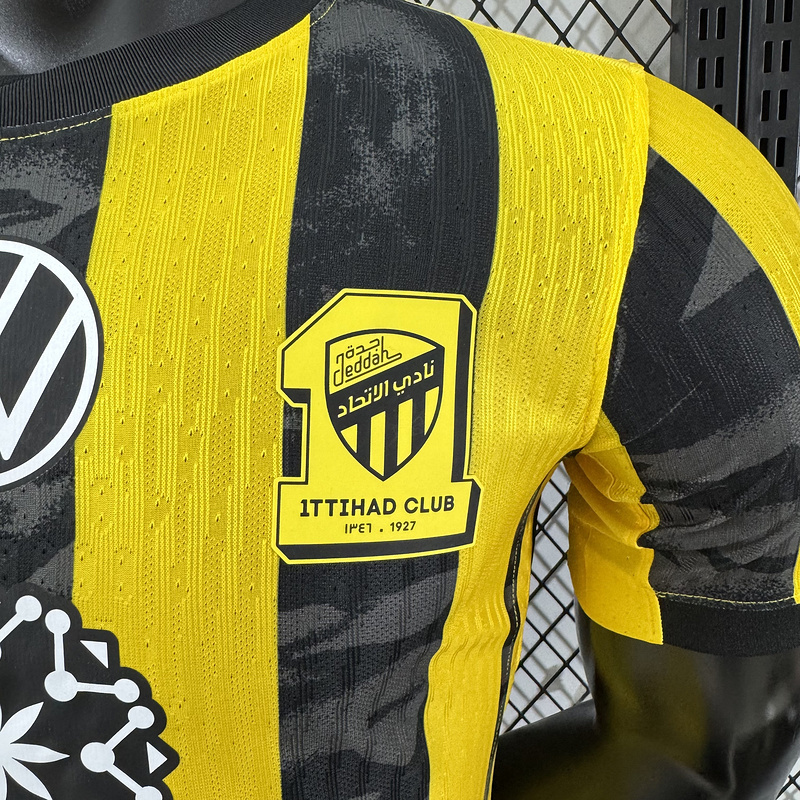 Player 2025-26 Jeddah United Al-Ittihad Home Football jersey Al Ittihad