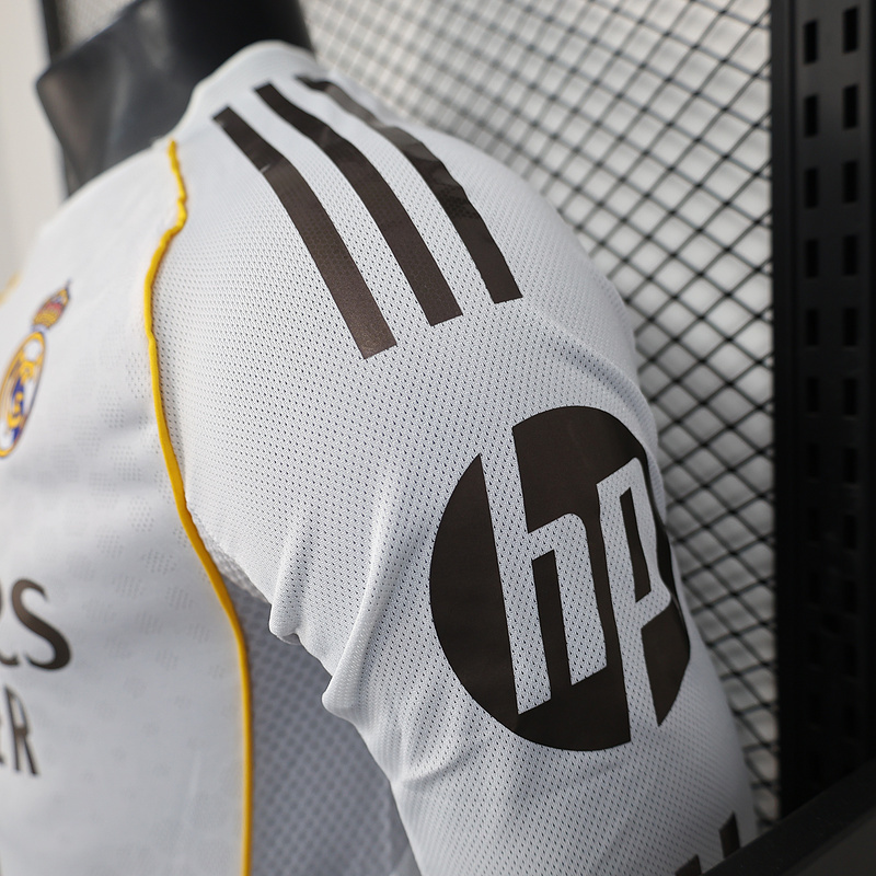 player 2025-26 Real Madrid Home Long sleeves Football jersey