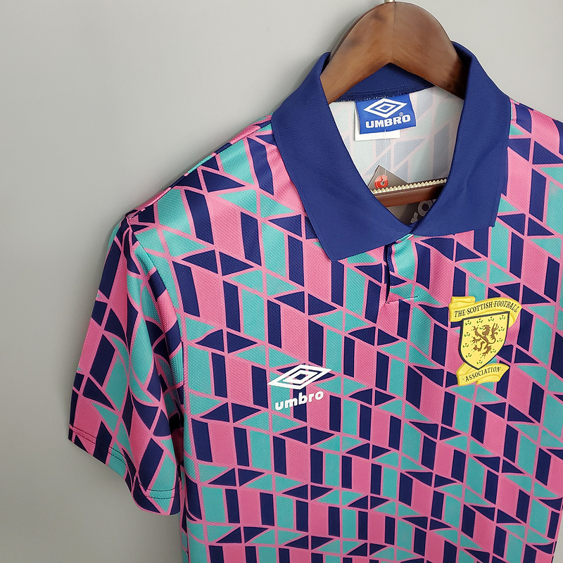 Retro Scotland 1988-89 away   Football jersey retro
