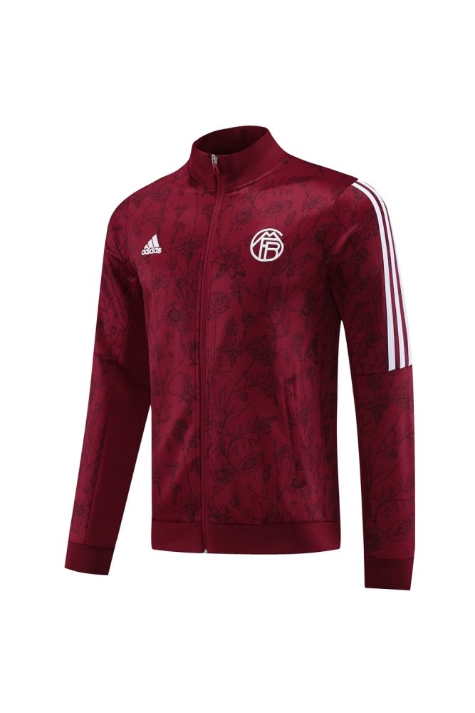 23-24 Bayern 08 maroon jacket suit