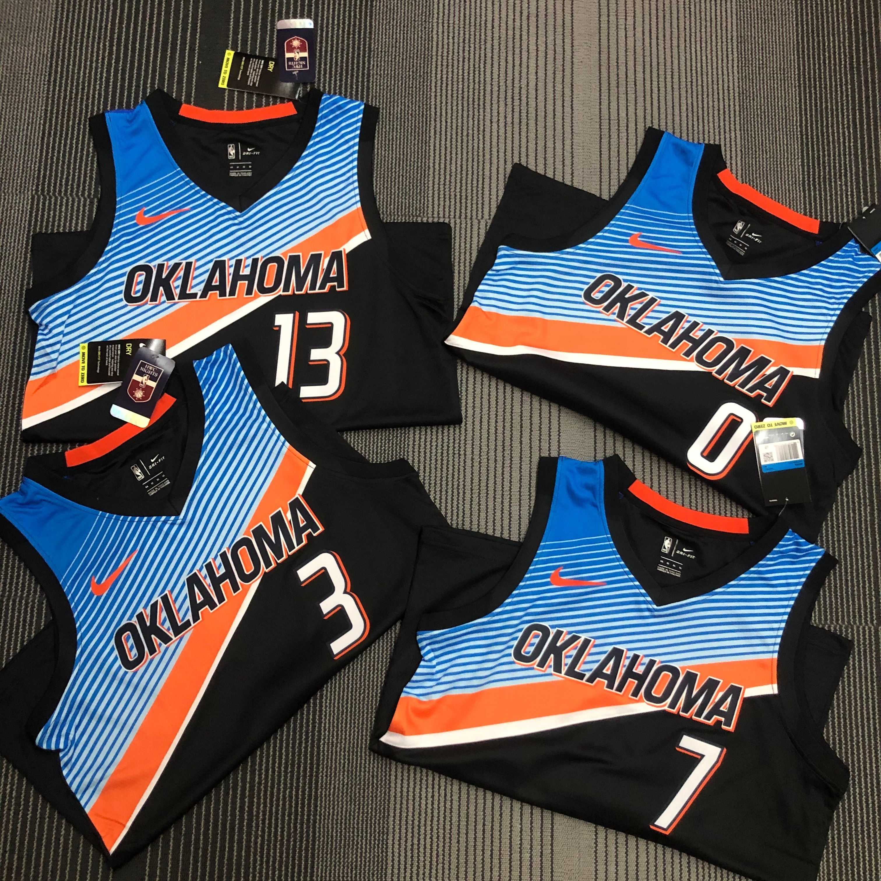 21 Season Oklahoma City Thunder City Edition 0 Westbrook