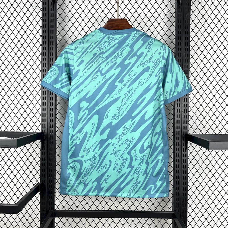 2025-26 Sporting Lisbon season blue goalkeeper Football jersey