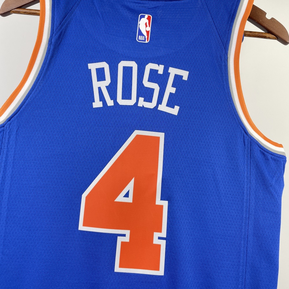 23 Season New York Knicks A Blue 4 Rose
