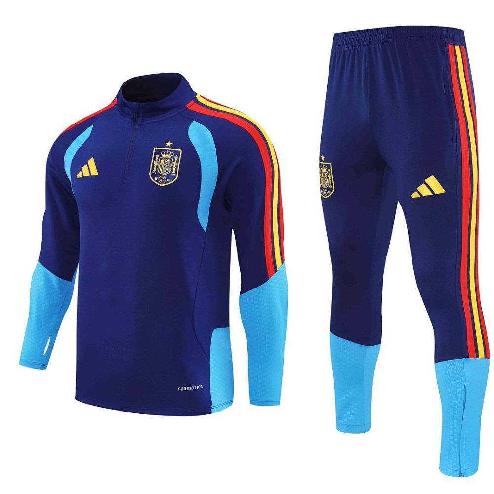 2026 Spain Half-Pull Training Suit Set