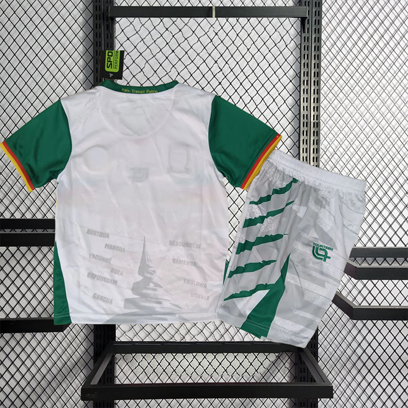 2025-26 Cameroon Away kids Football jersey