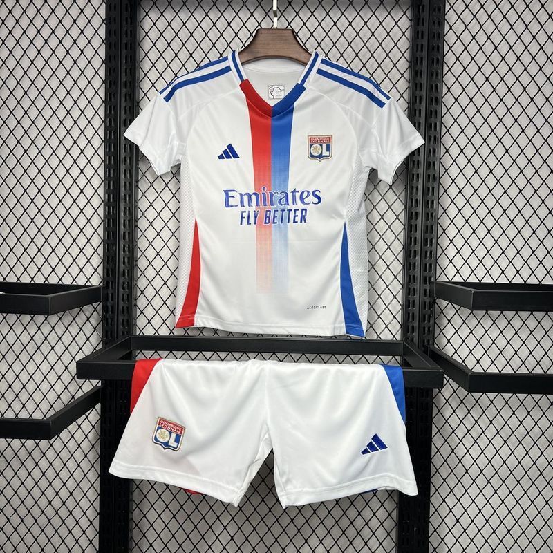 2024-25 Lyon Home KIDS Football jersey