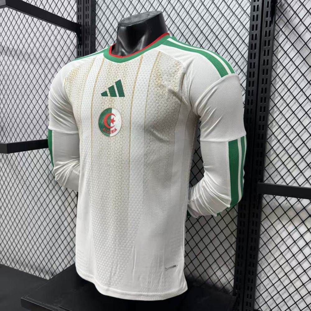 Player 2026 Algeria Home Long sleeves Football jersey