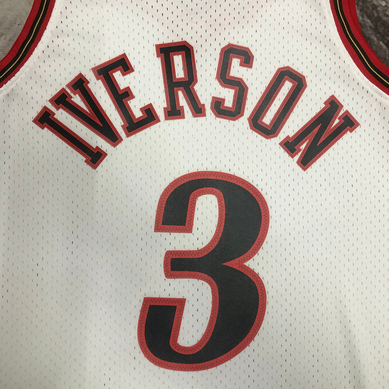 NBA Philadelphia 76ers 3 IVERSON Basketball Jersey