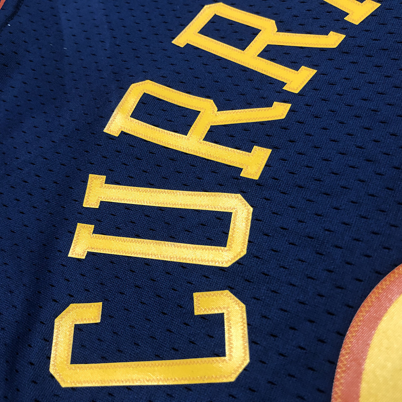 2009-10 NBA Golden State Warriors 30 CURRY  Basketball jersey